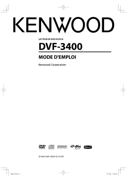 Kenwood DVF-3400 Manuel du propriétaire