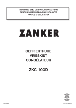 ZANKER ZKC100D Manuel du propriétaire