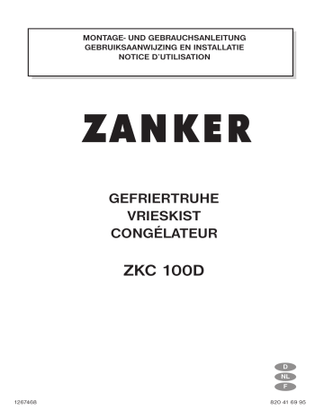 ZANKER ZKC100D Manuel du propriétaire | Fixfr
