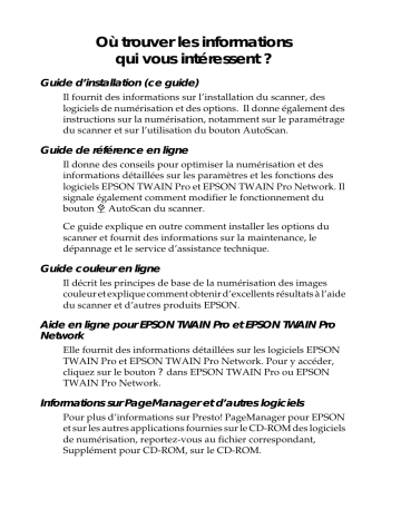 Epson Expression 1680 Manuel du propriétaire | Fixfr