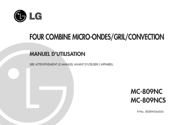 LG MC-809NC Manuel du propriétaire | Fixfr