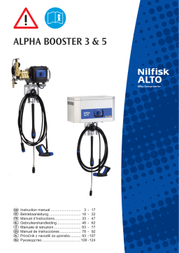 Nilfisk ALPHA BOOSTER Manuel du propriétaire