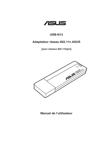 Asus USB-N13 Manuel du propriétaire | Fixfr