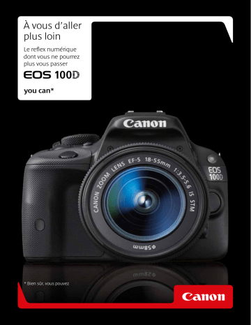 Canon EOS 100D Manuel du propriétaire | Fixfr