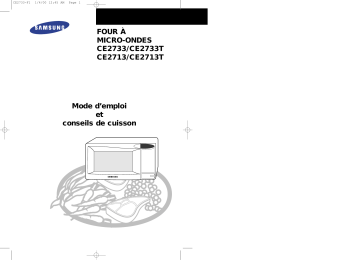 Samsung CE2733 Manuel du propriétaire | Fixfr