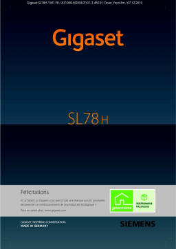 Siemens gigaset sl78h Manuel du propriétaire