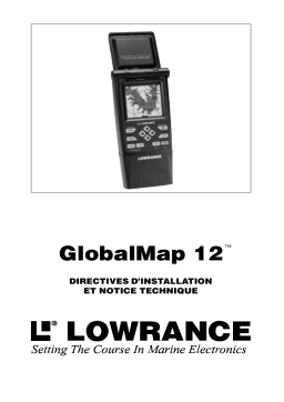 Lowrance GlobalMap 12 Manuel utilisateur