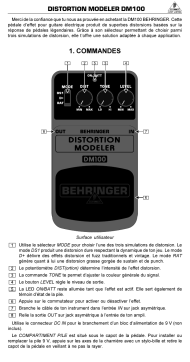 Behringer DM100 Manuel du propriétaire