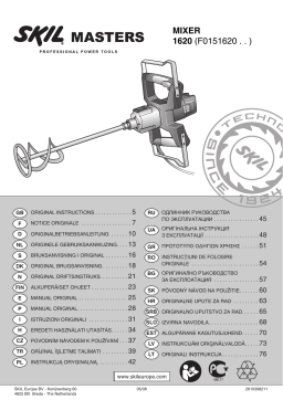 Skil 1620 Manuel utilisateur