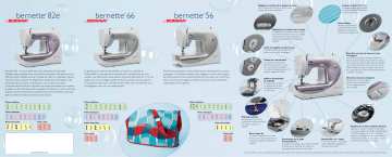 Bernette 66 | Manuel du propriétaire | Bernina Bernette 56 Manuel utilisateur | Fixfr