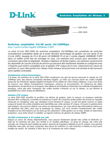 Manuel du propriétaire | D-Link DES-3526 Manuel utilisateur | Fixfr