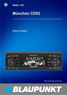 Blaupunkt MUNCHEN CD 53 Manuel du propriétaire