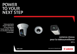 Canon LES CAMERAS RÉSEAU ACTUELLES Manuel utilisateur