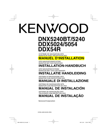 DDX5054 | Kenwood DNX5240BT Manuel du propriétaire | Fixfr