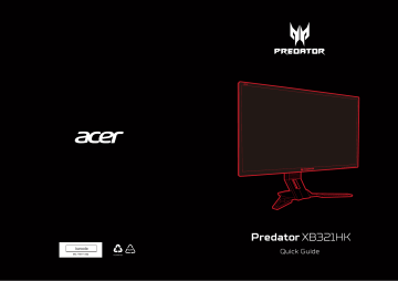 Acer XB321HK Manuel du propriétaire | Fixfr