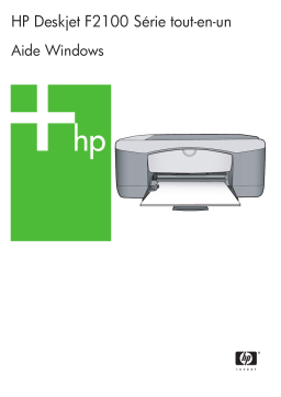 HP DESKJET F2100 ALL-IN-ONE Manuel du propriétaire