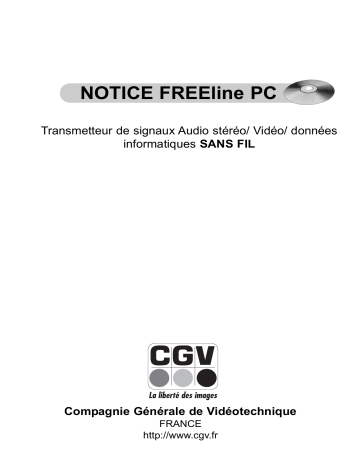 CGV FREELINE PC Manuel du propriétaire | Fixfr