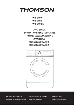 Thomson WT1407 Manuel du propriétaire