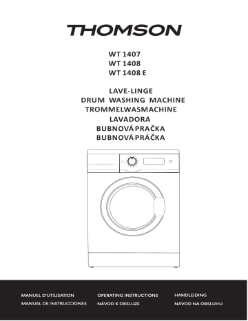 Thomson WT1407 Manuel du propriétaire | Fixfr