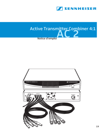 300 IEM - 12-03 | Sennheiser AC 2 Manuel du propriétaire | Fixfr