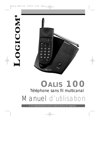 Logicom OALIS 100 Manuel du propriétaire | Fixfr