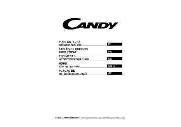 PGF 750/1 | Candy PGC 640 Manuel du propriétaire | Fixfr