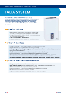Chaffoteaux & Maury TALIA SYSTEM Manuel du propriétaire