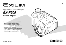 Casio Exilim EX-P505 Manuel du propriétaire