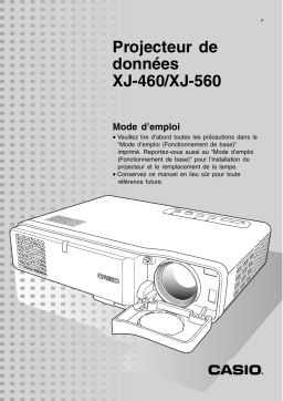 Casio XJ-460 Manuel utilisateur