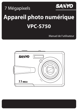 Sanyo VPC-S750P Manuel du propriétaire