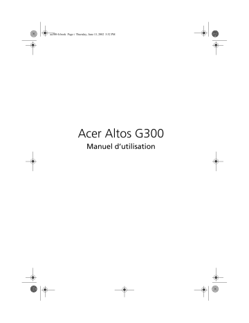 Acer AAG300 Manuel du propriétaire | Fixfr