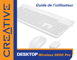 Creative DESKTOP WIRELESS 9000 PRO Manuel du propriétaire