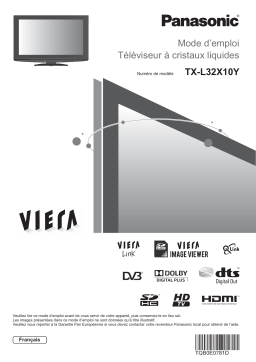 Panasonic TX-L32X10Y Manuel du propriétaire