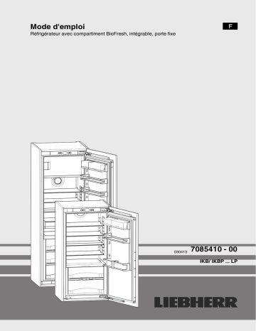 IKBP 3554 PREMIUM BIOFRESH | Manuel du propriétaire | Liebherr IKBP 3554 Manuel utilisateur | Fixfr