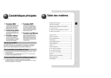 Samsung MCD-SM45 Manuel du propriétaire | Fixfr