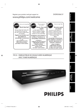 Philips DVDR3506/37B Manuel du propriétaire