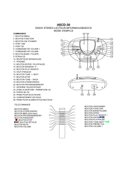 Lenco SCD-30 Manuel du propriétaire