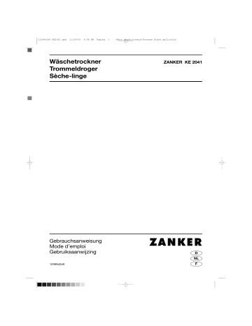 ZANKER KE2041 Manuel du propriétaire | Fixfr