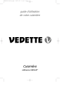 Vedette VEE51B Manuel du propri&eacute;taire