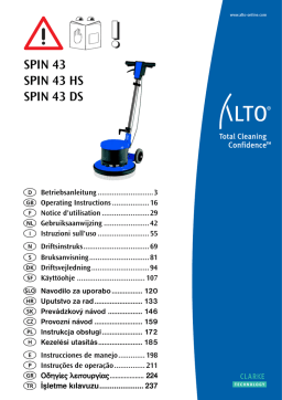 Alto SPIN 43 Manuel du propriétaire