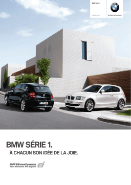 BMW SÉRIE 1 3 & 5 PORTES Manuel du propriétaire