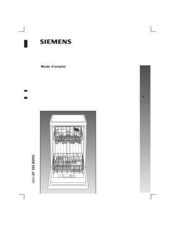 Siemens SF63A630CH Manuel du propriétaire | Fixfr