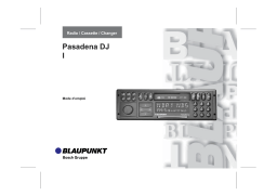 Blaupunkt Pasadena DJ Manuel du propriétaire