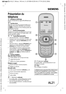 Siemens AL21 Manuel du propriétaire