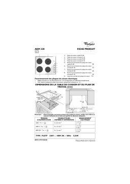 Whirlpool AKM330/NB Manuel du propriétaire