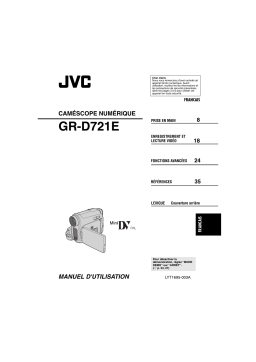 JVC GR-D721EX Manuel du propriétaire