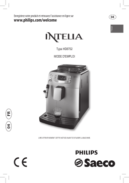 Philips HD 8752 Intelia Class Manuel utilisateur