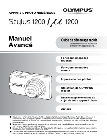 Olympus µ 1200 Manuel du propriétaire | Fixfr