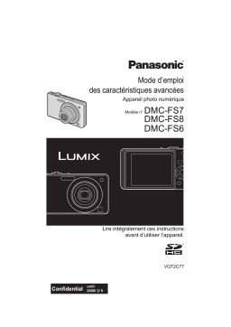 Panasonic LUMIX DMC-FS8 Manuel du propriétaire