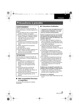 Panasonic HX-A1ME Manuel du propriétaire